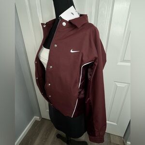 Nike Women's Burgundy Bomber Jacket